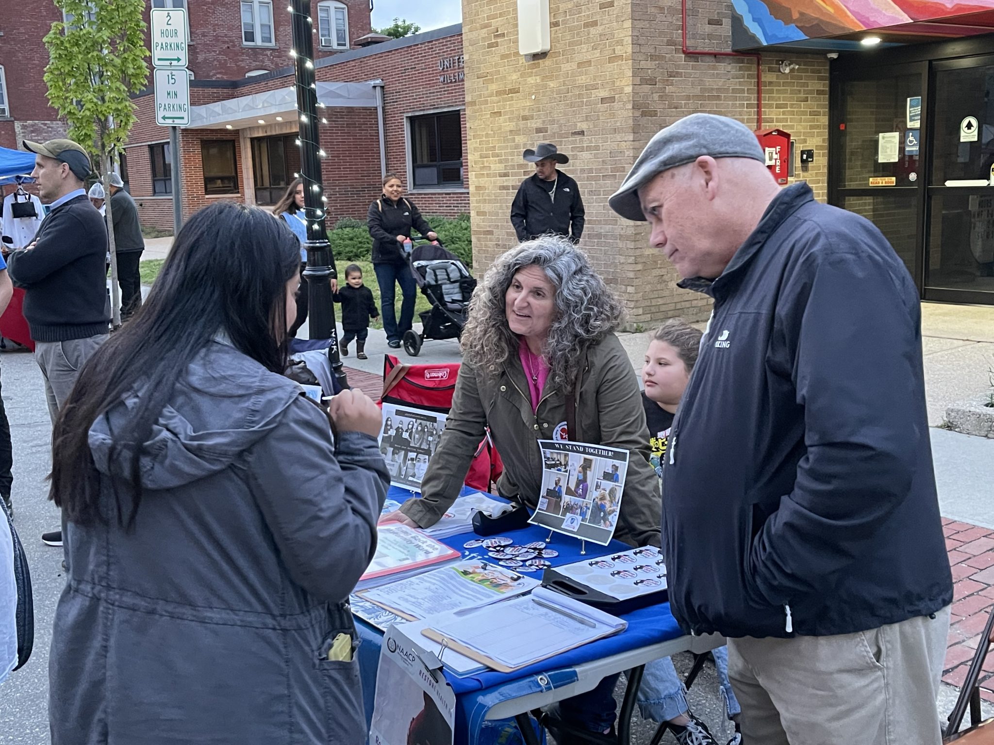 Andrea Riley, RN at Willimantic's 3rd Thursday Street Fest | CT Mirror