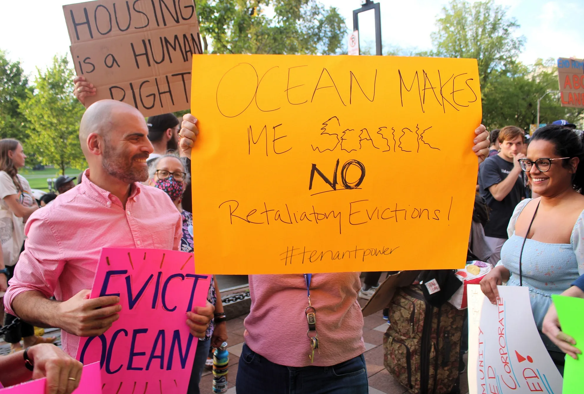 CT tenants, labor unite against eviction notices in New Haven