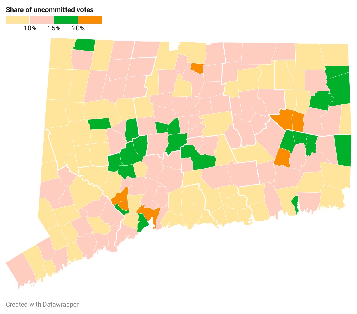 About 11% of votes in CT Democratic primary were 'uncommitted'